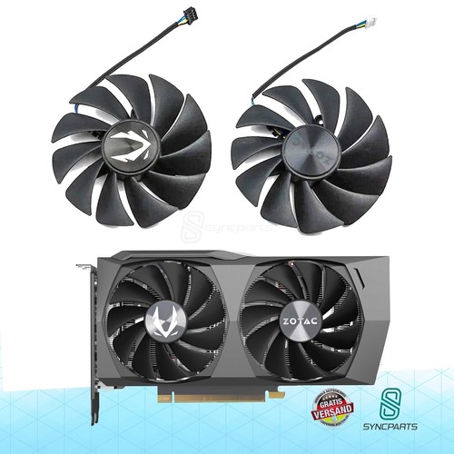 Ventilador de tarjetas gráficas SISS® para ZOTAC GAMING GeForce RTX 3060 Ti OC Twin Edge - Imagen 1 de 4
