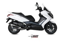 MIVV KOMPLETTE AUSPUFFANLAGE URBAN EDELSTAHL F�R KYMCO DOWNTOWN 350 '15 2016 KAT