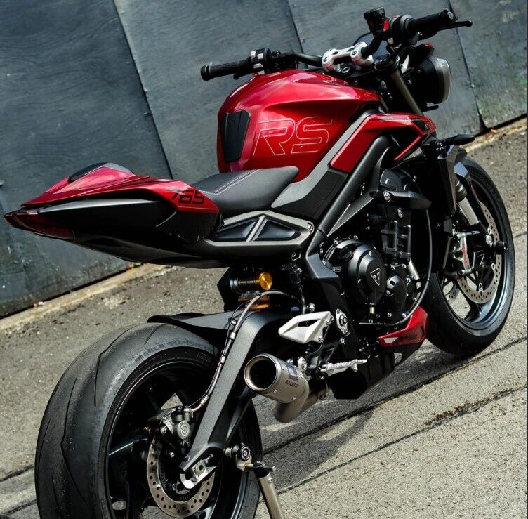 For Triumph Street Triple 765 R 765RS 2017-2024 Black Tank