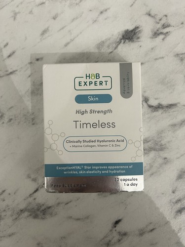 HOLLAND AND BARRETT SKIN HIGH STRENGTH TIMELESS - 30 CAPSULES *BRAND NEW* - 第 1/2 張圖片
