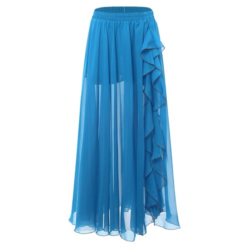 Damen Rock Karneval Tanzkleidung Kostüm Bauchtanz Tribal Lyrisch Sexy Kleid - Bild 80 von 143