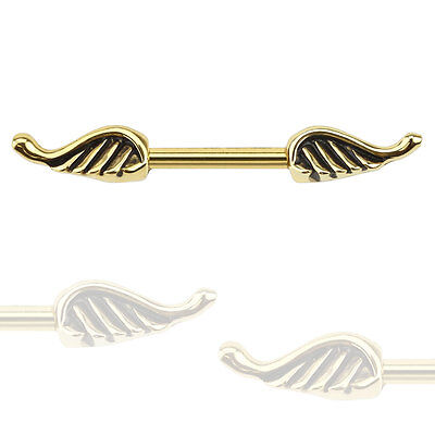 14g 3//8/" Steel Rose End Nipple Ring Barbell 1 Or 2 Pieces 316L Surgical Steel