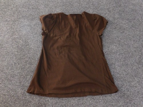 Jones New York top Small brown pullover womens stretch cotton sport - Picture 9 of 13