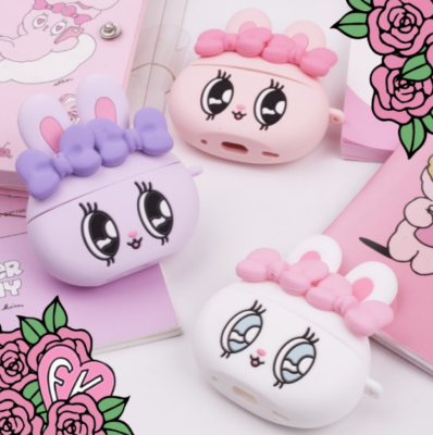 APPLE AIRPODS PRO/Pro 2G case Wireless Chg - Esther Bunny in Pink