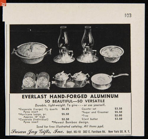 Vintage Everlast Aluminum "Bali Bamboo" 1948-1959 Casserole w/ Pyrex Insert MCM - Picture 15 of 15