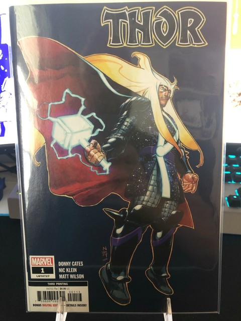 THOR #1 3RD PRINTING 2020 MARVEL COMICS DONNY CATES