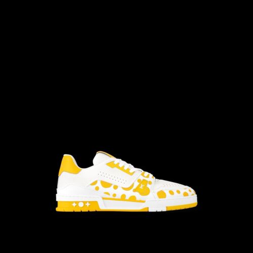 Neu Authentisch Herren LV x YK LV Trainer Sneaker Größe 10 LV / 11 US Kusama