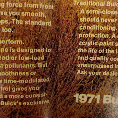 1971 Buick LeSabre Vintage 2 Page Print Ad Better Reason To Buy A New Car - Picture 6 of 7