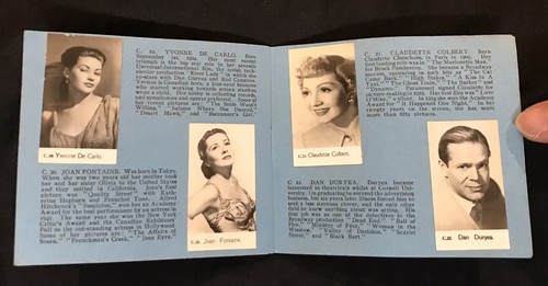 1950's Cathay Organisation film star pocket album x24 British actors photo - Picture 6 of 7
