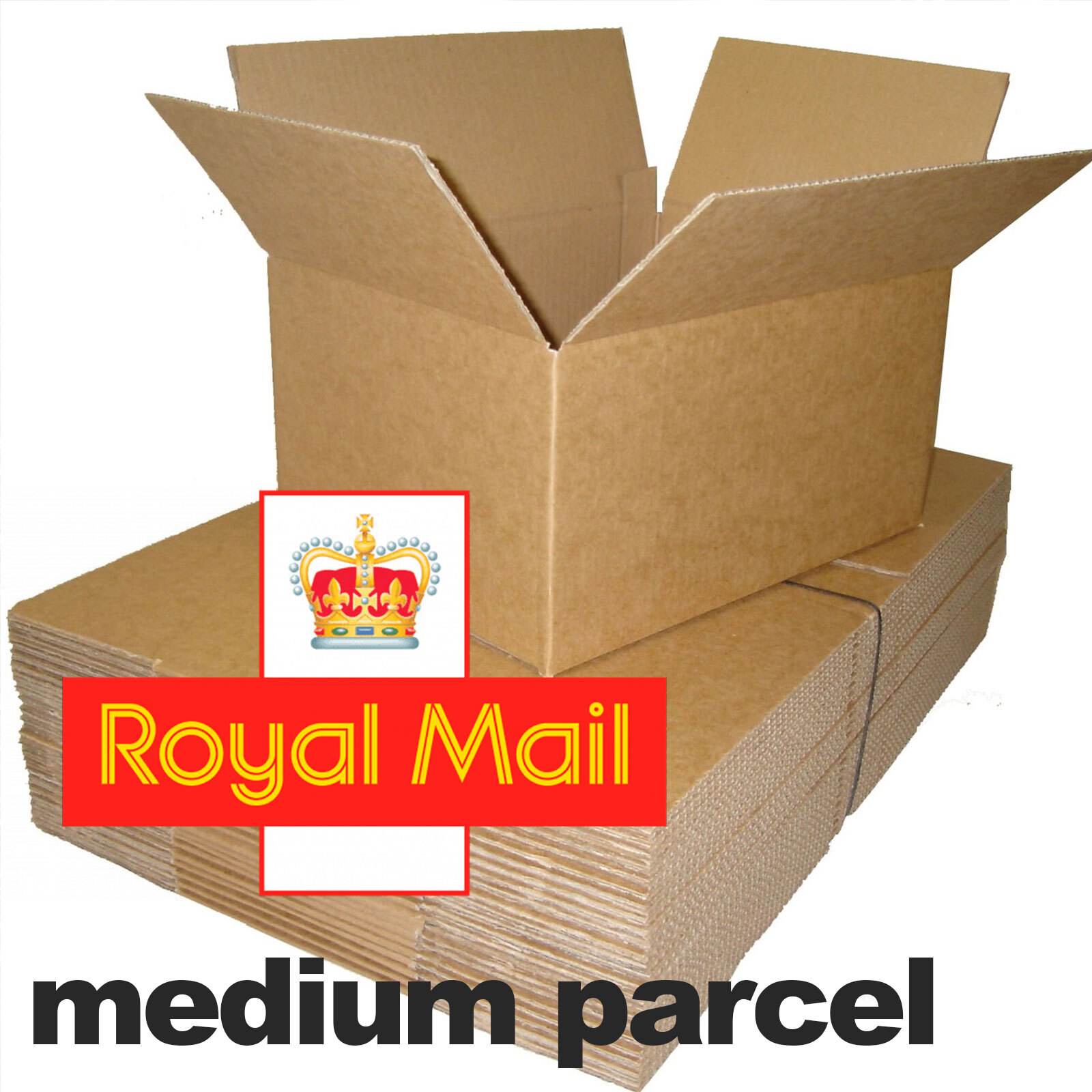 ROYAL MAIL SMALL/MEDIUM PARCEL SIZE POSTAL CARDBOARD BOXES *WIDE RANGE OF SIZES*