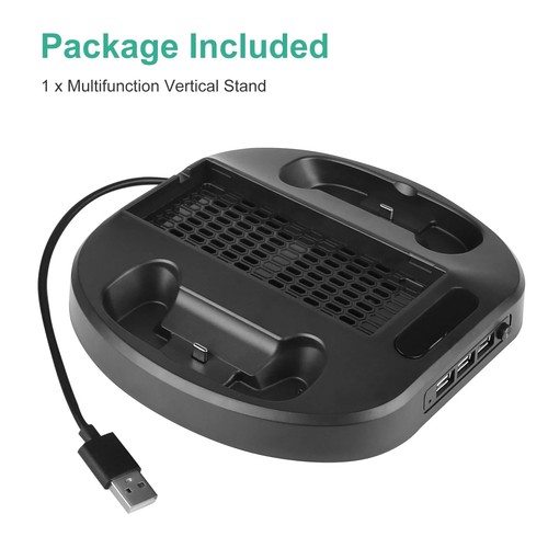 Vertical Cooling Stand Controller Charging Station Fan 3 USB For Xbox Series S/X - Picture 5 of 11