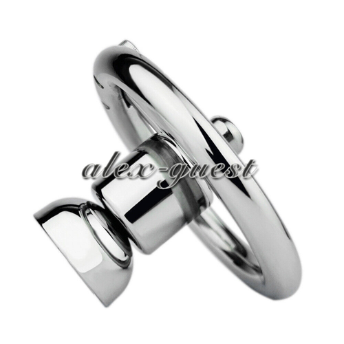 New Sissy Inverted Male Chastity Cage Key Lock Stainless Steel Chastity ...