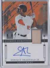 Enrique Bradfield JR 2024 Impeccable Lumber Signatures AUTO SP 20/49 #ILS-EBJ