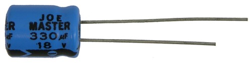 Condensador de plomo radial electrolítico alta temperatura electrolítico JM 330uf 330ufd 18V voltios 105 grados - Imagen 7 de 14