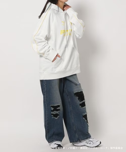 Blue Lock Meguru Bachira Gaming Hoodie White Unisex Anui Japan Limited Cosplay - Picture 5 of 11