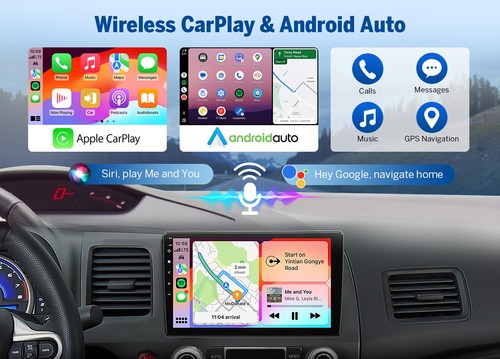 Eonon Para Honda Civic 06-11 Android 13 Estéreo Coche Radio GPS Unidad Principal BT Carplay - Imagen 5 de 19