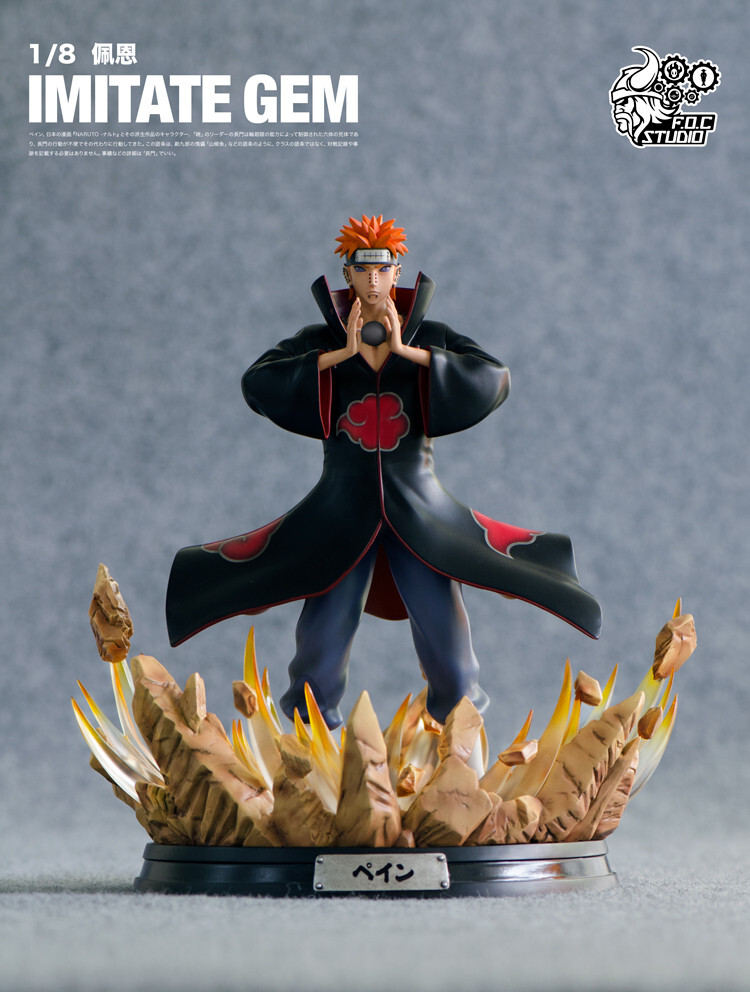 FOC STUDIO F.O.C Studio 1/8 Naruto Shippuden Akatsuki Pain Pein Estatua de Resina