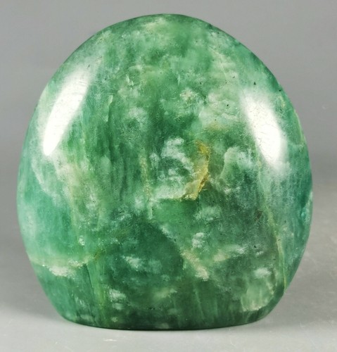 AMAZONITE w/ SMOKY QUARTZ Crystal Polished Freeform Standup Stone - Madagascar - Picture 5 of 8