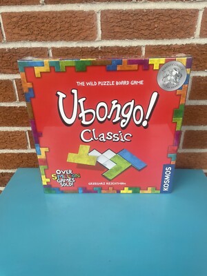 UBONGO Board Game-Geometric Puzzle Game- NEW SEALED