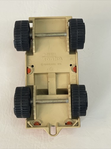 1979 Tonka Toy Orange Jeep Car Metal & Plastic #812892 - Picture 5 of 6