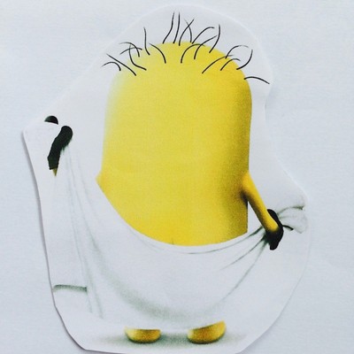 ♥ 1 Bügelbild Minions Roller Transferfolie helle Stoffe ♥