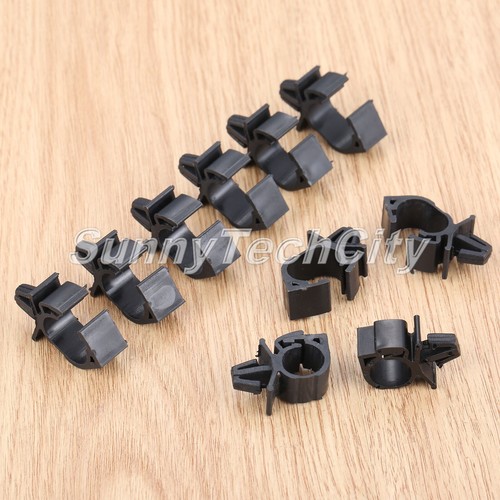 10x Car Wiring Harness Fastener Wire Cable Fixed Clips Tie Wrap Clamp Universal - Picture 4 of 12