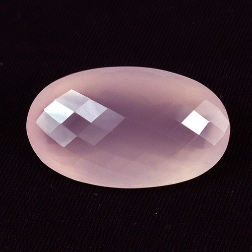 Top Jewel 57.45 Ct Natural Certified Pink Rose Quartz Oval Checker Cut Gemstone