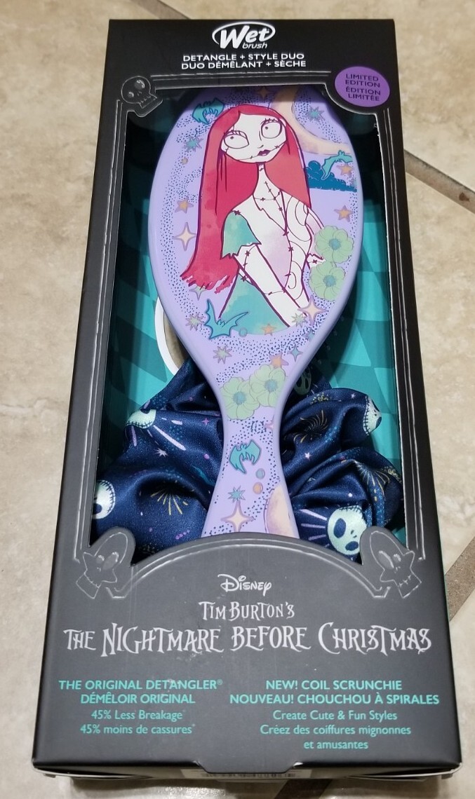 Wet Brush Nightmare Before Christmas Sally Brush & Scrunchie