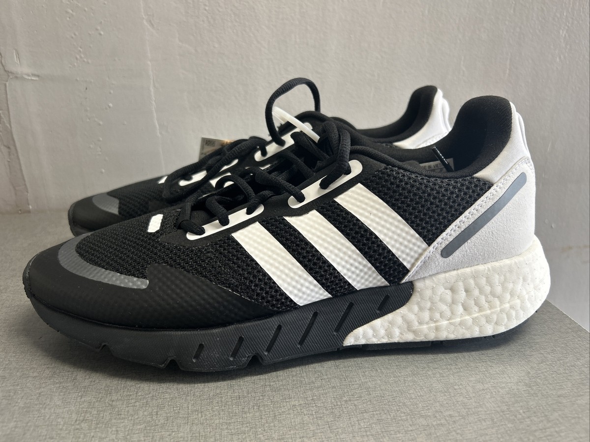 Size 11 - adidas ZX 1K Boost Black White 2021 FX6515 | eBay