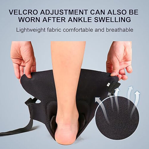 Ankle Brace Support Stabilizer Guard Sprain Tendonitis Achilles Drop Foot Strap - Picture 7 of 26
