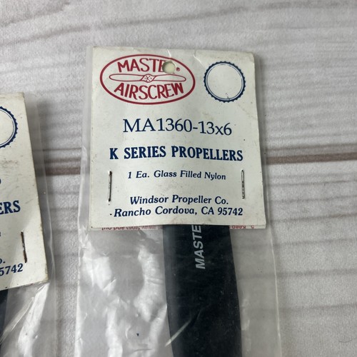 2 Master Airscrew K Series MA1260 12X6/MA1360 13x6 Glass Filled Nylon Propeller - Picture 3 of 9