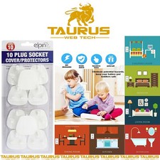 20x Electrical PLUG Socket Protector CHILD BABY Shock Safety Main Cover 3 Pin UK