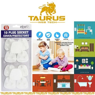 ELPINE BY MARKSMAN 20x elektrischer STECKER Steckschlüsselschutz KIND BABY Schock Sicherheit Hauptabdeckung 3 Pin UK
