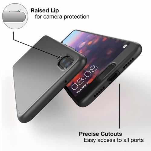 Funda de móvil 360° para Huawei P20, funda rígida funda 9H protector de pantalla - Imagen 33 de 37