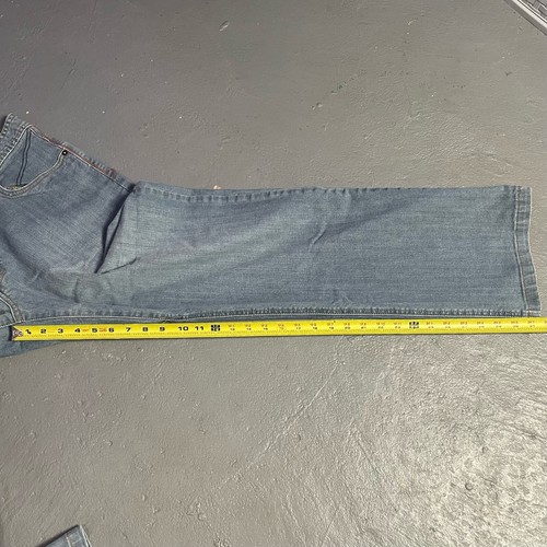 Prana Y2K Surfer baggy light wash denim blue jeans - Imagen 8 de 9