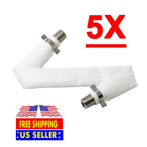 CABLE COAXIAL PLANO RG6 CONECTOR PUERTA VENTANA HDTV RG59 ANTENA SATÉLITE - Imagen 2 de 13