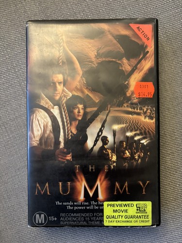 The Mummy VHS Big Box Ex Rental Video Tape Action Adventure Horror 1999 - Bild 2 von 5