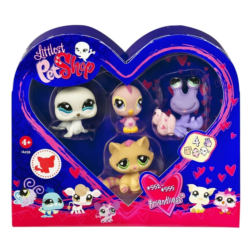 Buy Littlest Pet Shop Valentine 552 Kitten 553 Lovebird 554