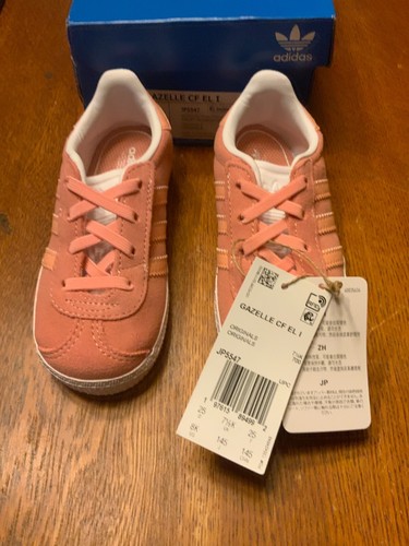 Adidas Infants Gazelle Comfort Closure Shoes, Style# JP5547, Size 8K, Semi Pink - Picture 9 of 17