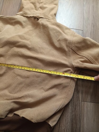 Carhartt Kids Size 4/5 Distressed Duck Canvas Hooded Jacket Coat Youth - Picture 5 of 5
