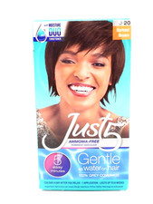 Just 5 Gentle as Water on Hair Permanent Hair Color J20 Darkest Brown