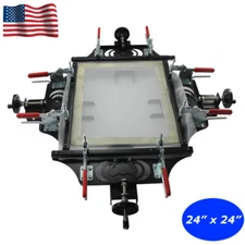 Screen Printing Stretcher 24"x 24" Silk Screen Stretching Aluminum Screen Frame
