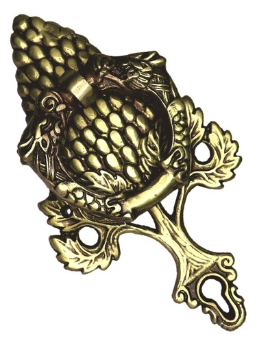 Tree Shape Door Bell Vintage Style Handmade Solid Brass Door Knocker Home Décor - Picture 5 of 7