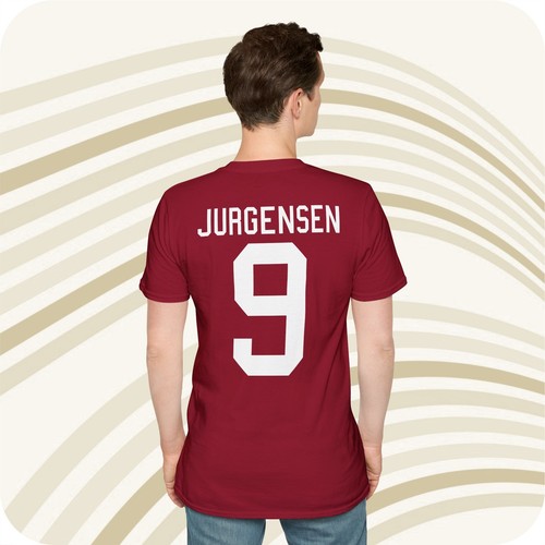 Sonny Jurgensen Washington Commanders NFL #9 Jersey T-Shirt - Front & Back - Picture 5 of 6
