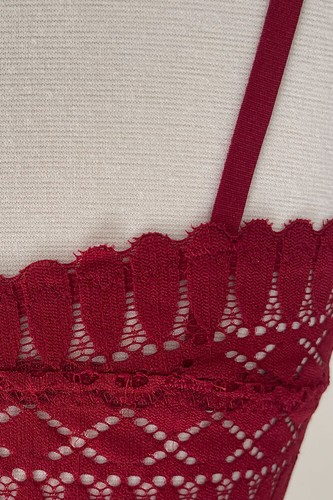 Anemone Women's Pretty Comfortable Lace Padded Wireless Stretch Bra Bralette Top - Picture 38 of 48