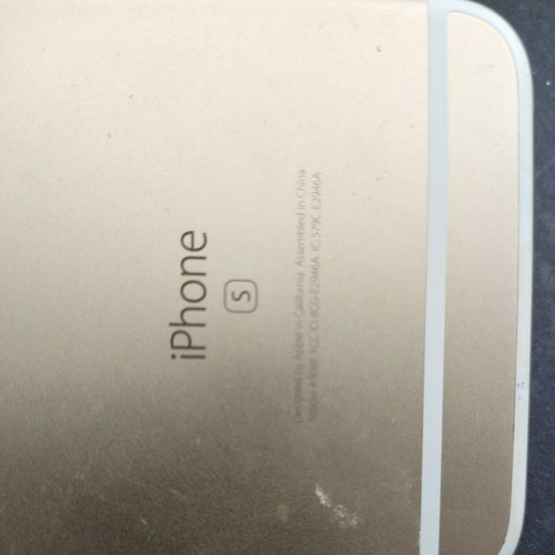 Apple iPhone S 64GB Gold/White Model A1688 For Parts Only *READ* Preowned Condt. - Picture 10 of 12