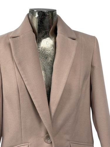 SELECT Jacket Coat Size Small 12 Neutral Formal Crombie Womens NEW EU40 RRP £35 - Picture 6 of 14