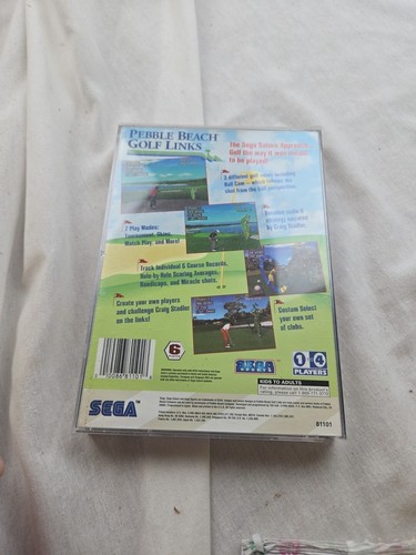 Sega Saturn Pebble Beach Golf Links Complete Tested Guaranteed - Picture 2 of 6