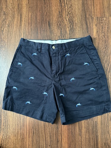 Polo Ralph Lauren Herren Gr. 31 All Over Marlin Angelshorts dunkelblau - Bild 1 von 14