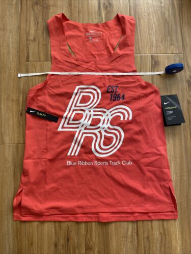 NWT Unisex Nike Aeroswift Blue Ribbon Sports Red Singlet BRS. CJ4478-631. Sz S - Picture 4 of 12